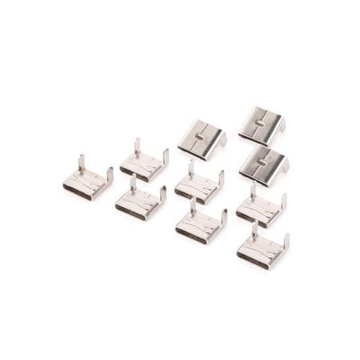 Heavy Duty 316 Stainless Steel Wing Seal 1/2 Inch Wide Ear Steel Band Clips