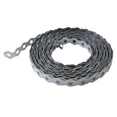 Rounded Perforated Stainless Steel Banding Strip Hole Size 7mm Hot Rolled