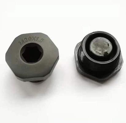 Natural Nylon 6/6 Plastic Hole Plugs 3/8 In Clamp Band Cap Nylon Screw IP68