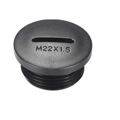 Natural Nylon 6/6 Plastic Hole Plugs 3/8 In Clamp Band Cap Nylon Screw IP68