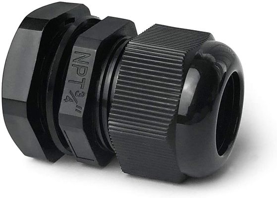 PG9 Nylon Cable Gland Joint Waterproof IP68 For 4mm - 8mm Dia Cable Wire