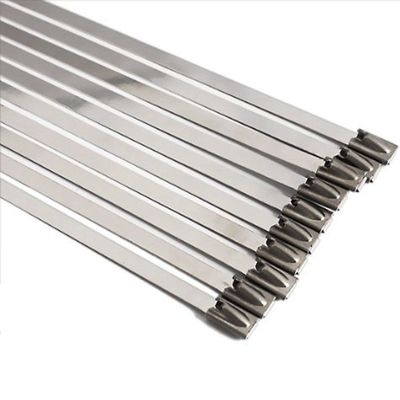 304 316 Stainless Steel Zip Tie Naked Snap Strip 14 Inch Length