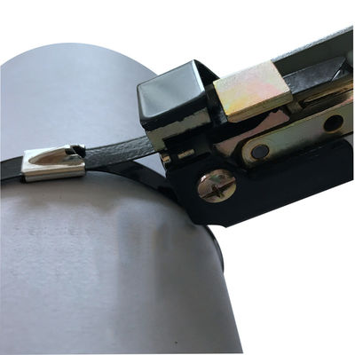 Polyester Coated Stainless Steel Cable Tie 4.6mm Metal Exhaust Wrap Straps