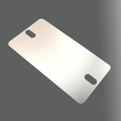 OEM Aluminum Name Plate 73*38*0.5mm Identification Color Name Tags For Equipment