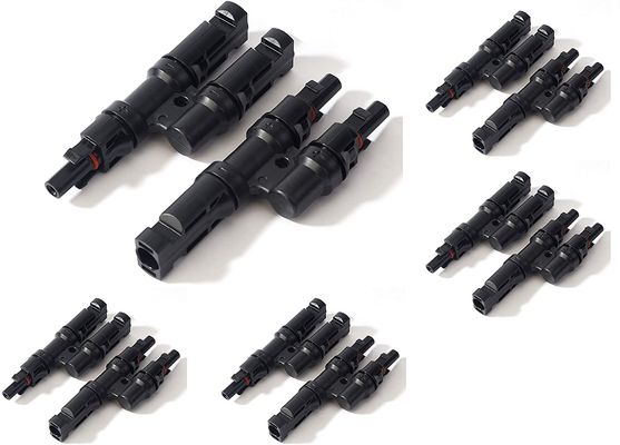 50A Waterproof IP68 Solar Panel Connectors DC PV Plug Socket Solar PV Connectors